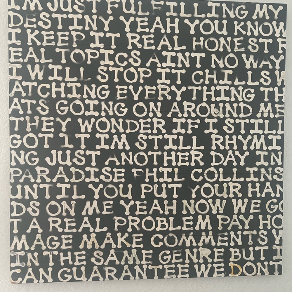 NF Destiny wood sign